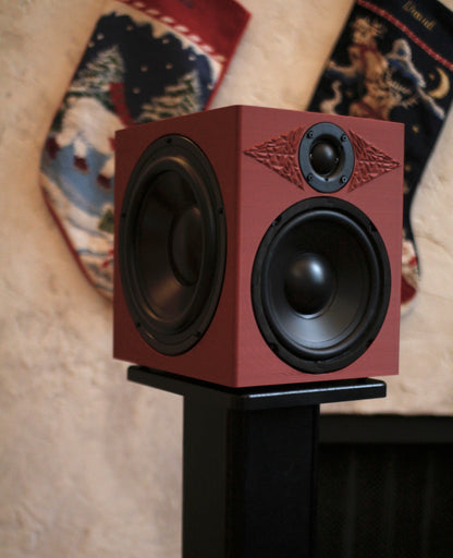 LC1 Bookshelf Speakers Color Edition - Metallic Red